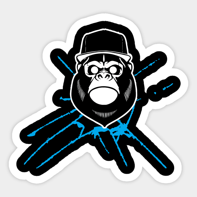 axe Sticker by partjay